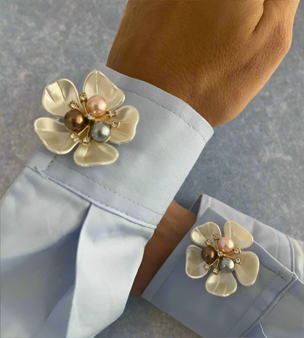 Pearl Blossom Clipée 2pcs