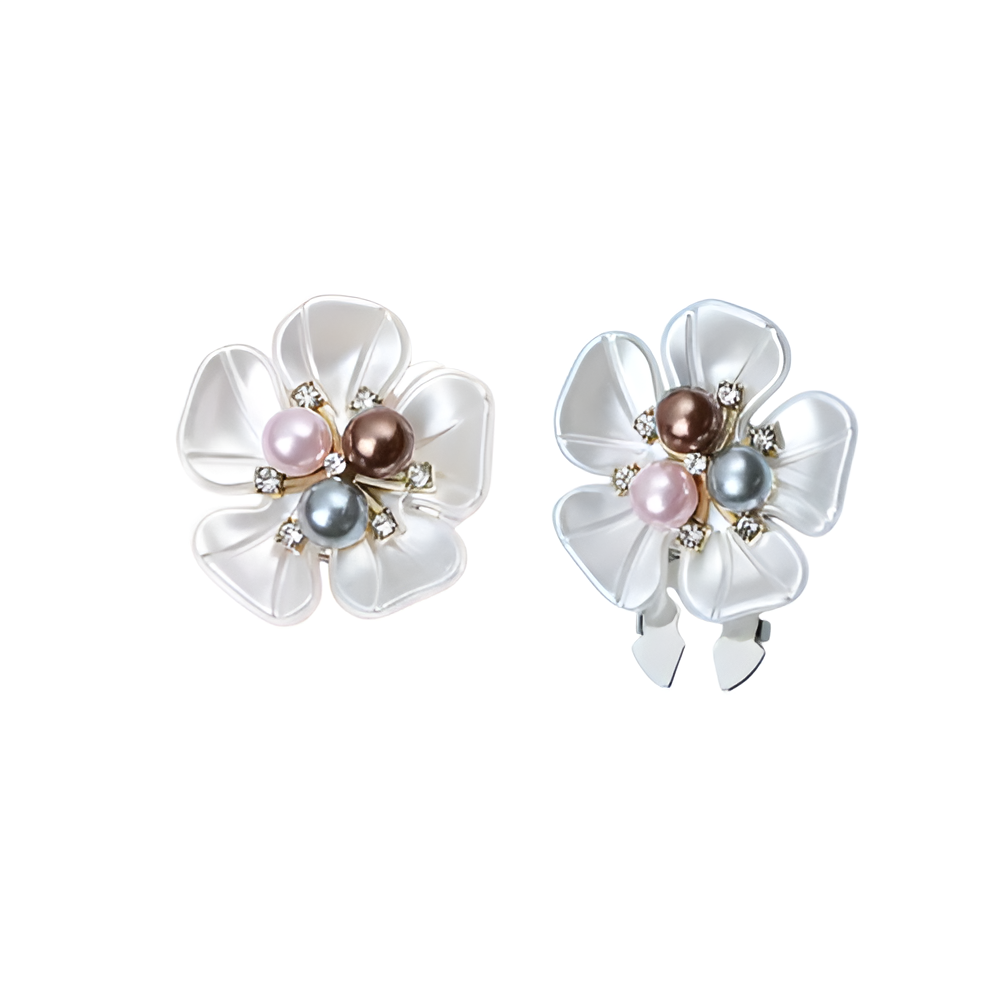 Pearl Blossom Clipée 2pcs