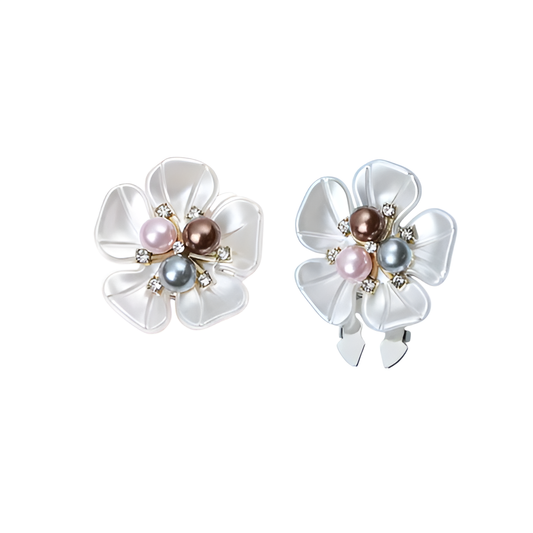 Pearl Blossom Clipée 2pcs